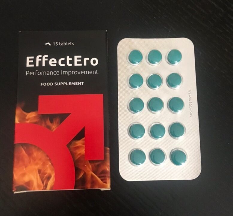 Снимка на таблетки за подобряване на либидото EffectEro, опит при използване